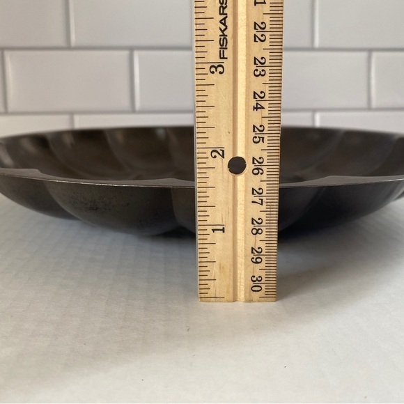 Primitive Distressed Metal Dish *DISH ONLY* - Picture 10 of 10